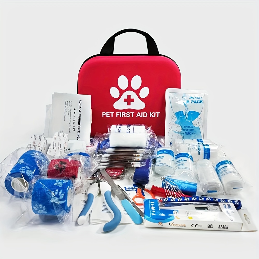 Pet Supplies First - 127-compacte EHBO-doos voor honden en katten