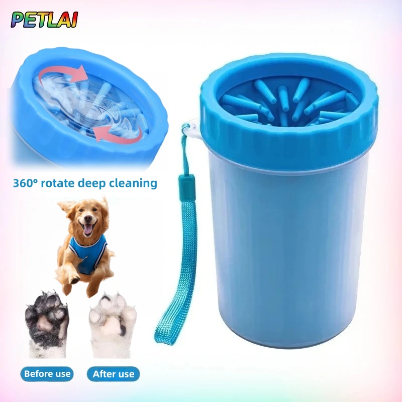Dog Paw Cleaner - Hondenpootreiniger, draaibare dieptereinigingsbeker, huisdierpootreinigingsbeker, reiniging van
