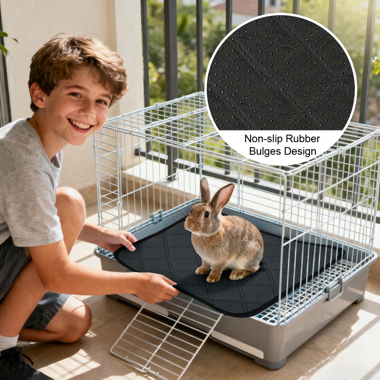Hedgehog Bedding Liner - Bunny Cage Liner 4-delig absorberend trainingspad