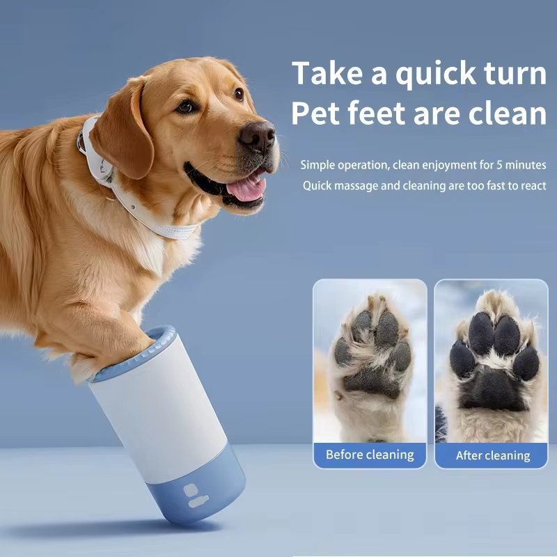Dog Paw Cleaner - Elektrische automatische voetwasmachine voor huisdieren, draagbaar,