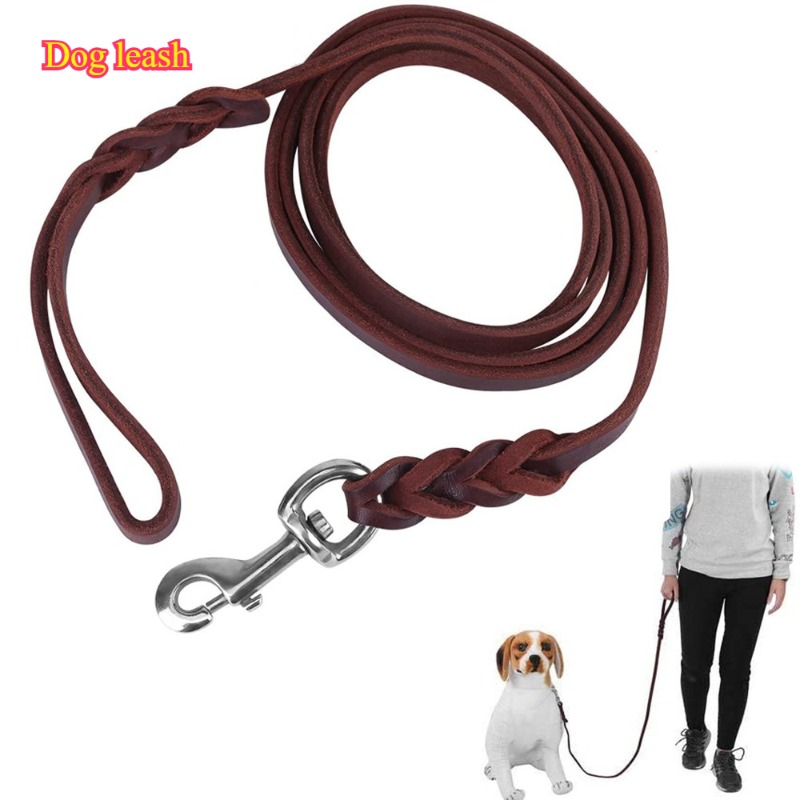 Pet Supplies First - Eerste laag koeienhuid riem Duitse herder