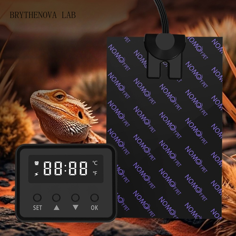 Reptile Heating Mat - Terrarium verwarmingsmat thermostatisch slimme timer reptielen