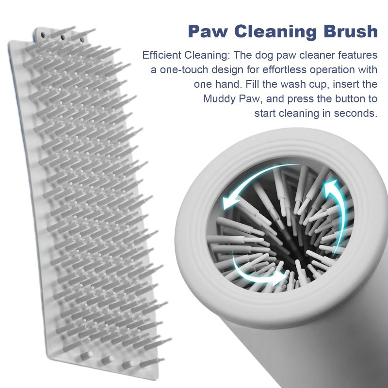 Dog Paw Cleaner - Elektrische Hondenpootreiniger Automatische Hondenvoetwasser Draagbare Pootreinigingsbeker