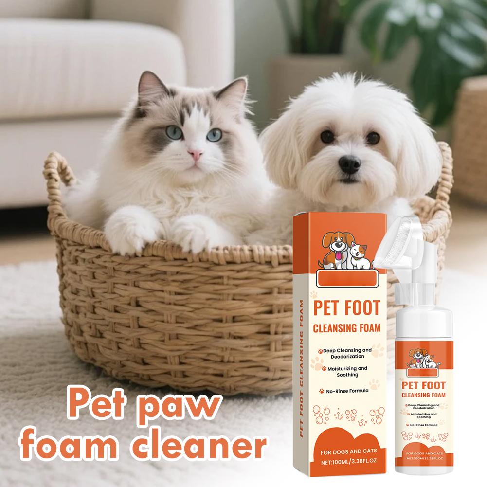 Voetfoamreiniger voor zachte r - Dog Paw Cleaner recensie en prijs
