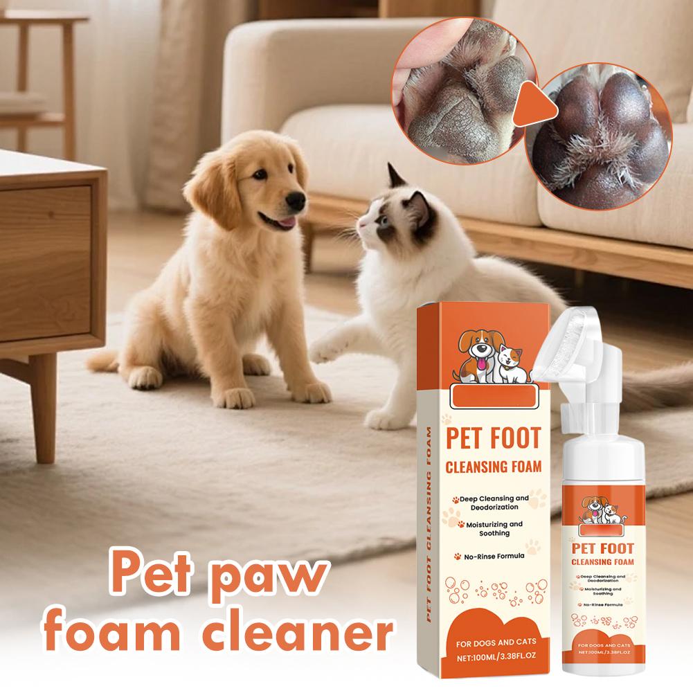 Voetfoamreiniger voor zachte r - Dog Paw Cleaner recensie en prijs