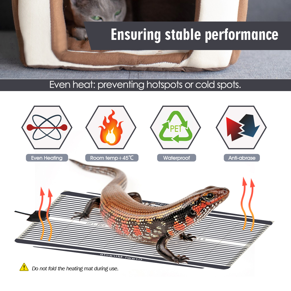 5W 15W 25W 35W Grafeen Reptiel - Reptile Heating Mat recensie en prijs