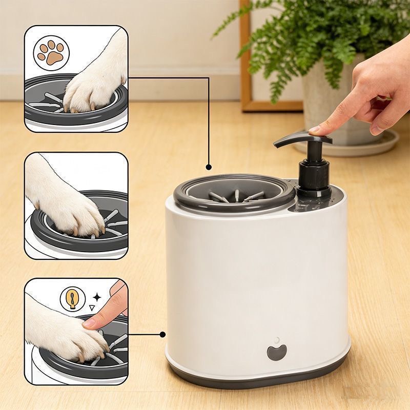 Automatische voetwasmachine vo - Dog Paw Cleaner recensie en prijs