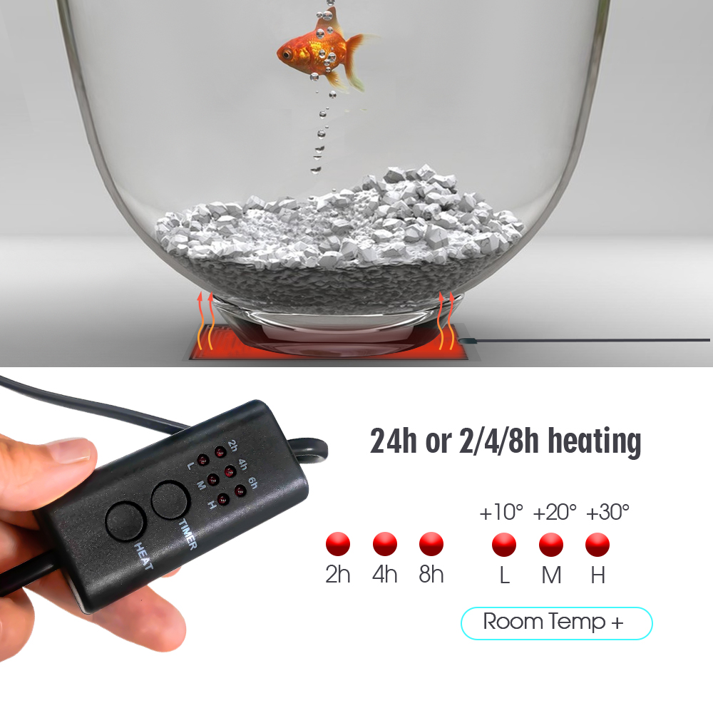 Eu Plug 5-20W Reptielen Instel - Reptile Heating Mat recensie en prijs